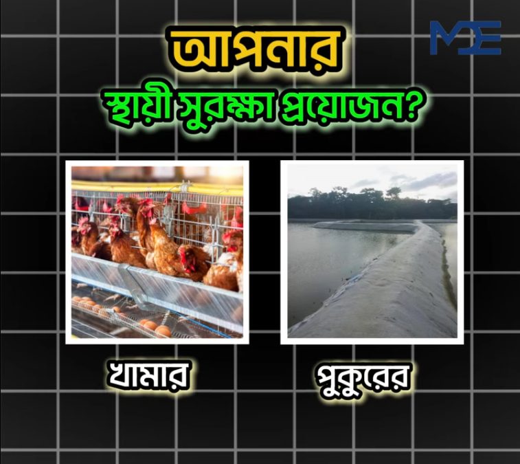 জিও শিট দিয়ে খামারের খরচ বাঁচান