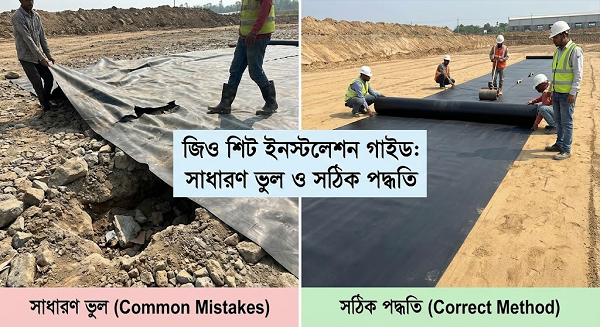 জিও শিট ইনস্টলেশন গাইড: সাধারণ ভুল ও সঠিক পদ্ধতি