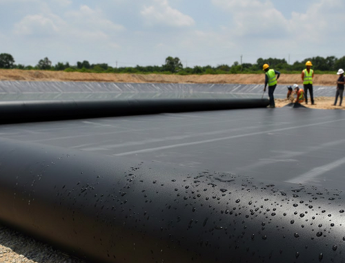 প্রিমিয়াম কোয়ালিটি এইচডিপিই জিও মেমব্রেন শিট - ওয়াটারপ্রুফ লাইনিং সলিউশন